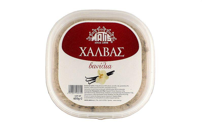Χαλβάς Βανίλια σε Τάπερ Matis (400g)