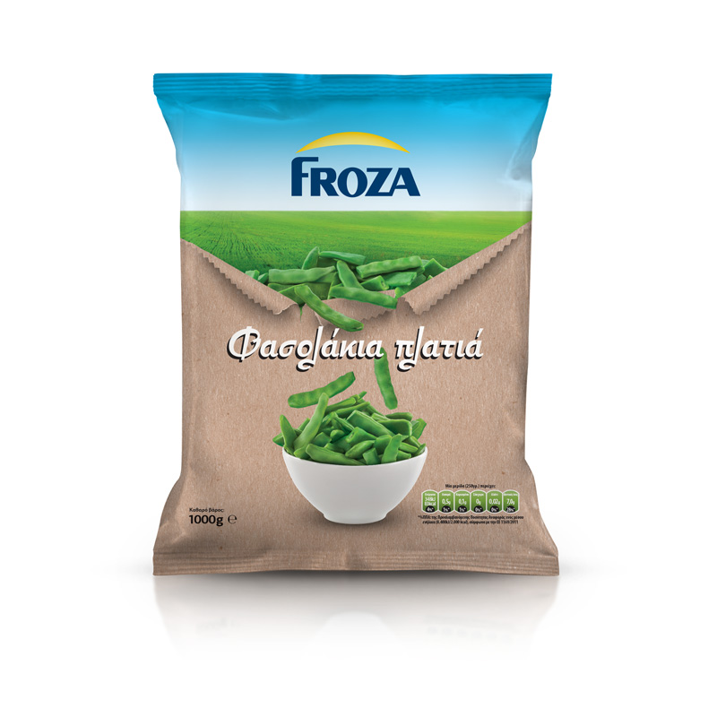 Φασολάκια Πλατιά Κατεψυγμένα Froza (1 kg)