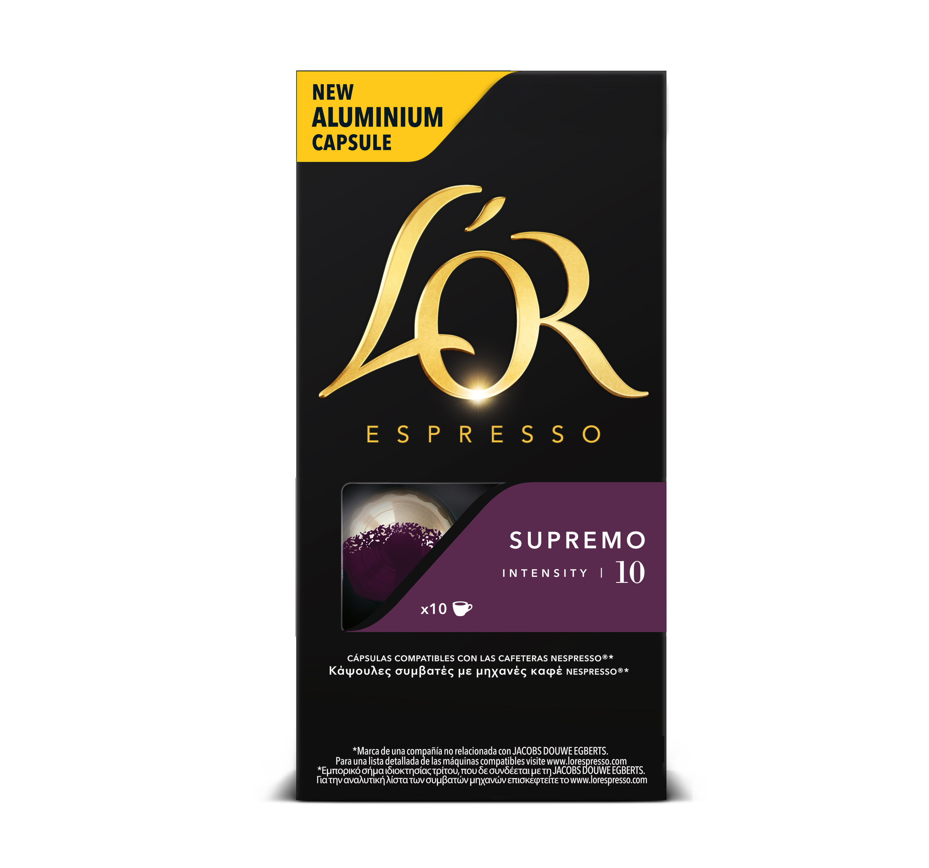 Κάψουλες espresso Supremo L’OR (10 τεμ)