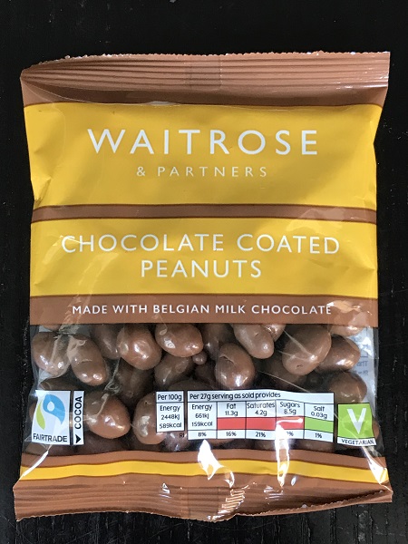 Φυστίκια με επικάλυψη Σοκολάτας Βελγίου Waitrose (135g)
