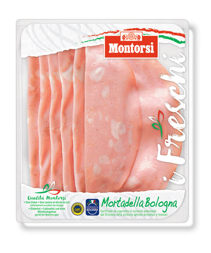 Μορταδέλα Μπολώνιας Π.Ο.Π. 6 Φέτες Montorsi (120g)