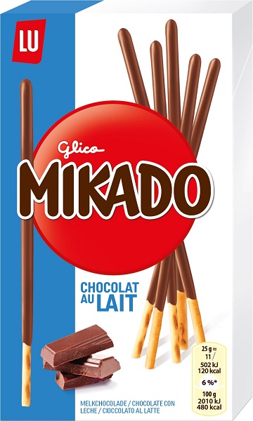 Sticks με Σοκολάτα Γάλακτος Mikado (75 g)
