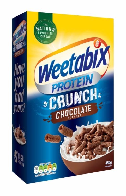 Δημητριακά Chocolate Protein Crunch Weetabix (450 g)
