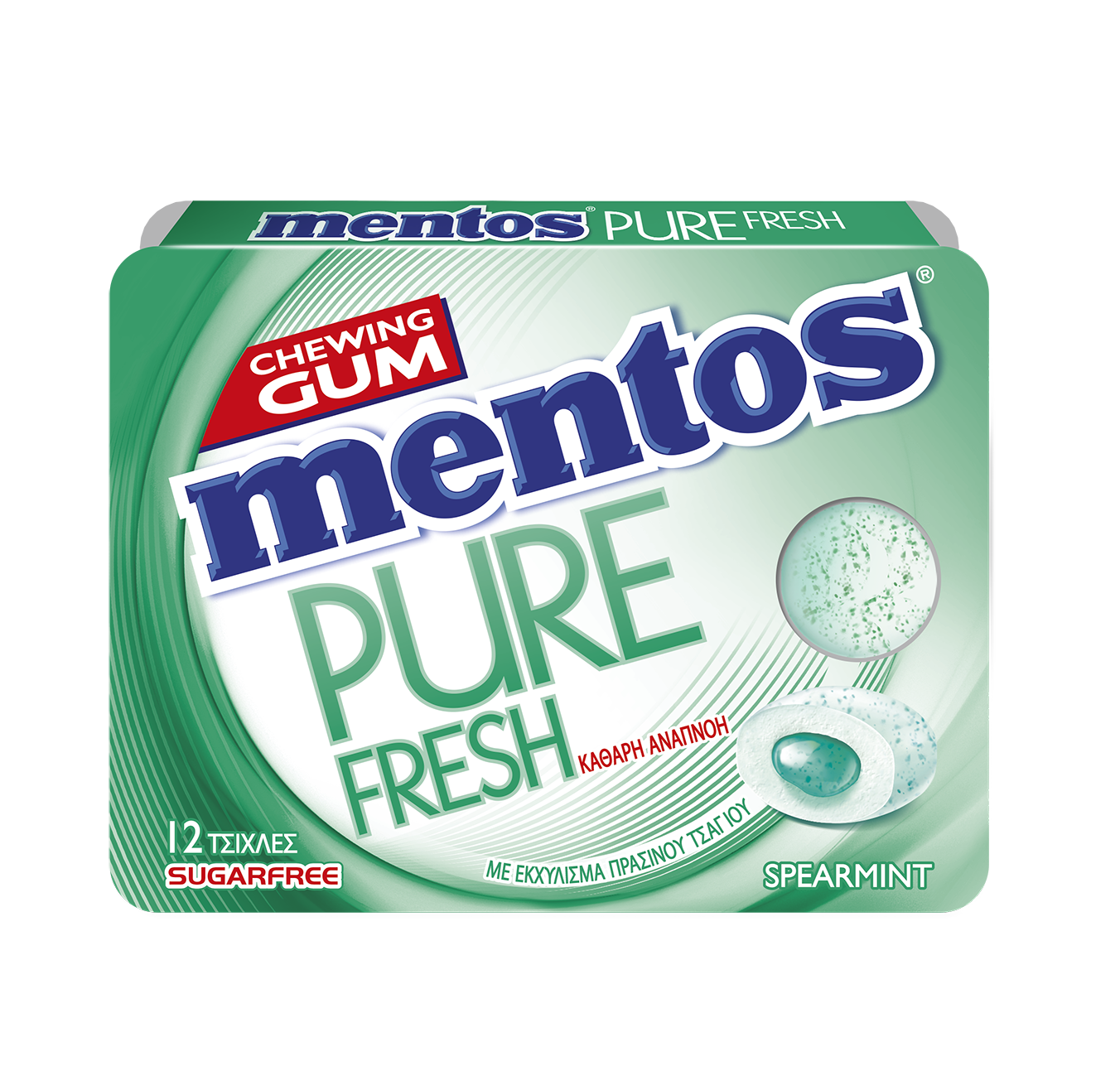 Τσίχλες Δυόσμος Pure Fresh Mentos (18 g)