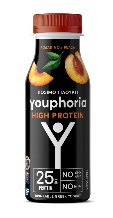 Μανδρέκας Ρόφημα Ροδάκινο Youphoria High Protein (250ml)