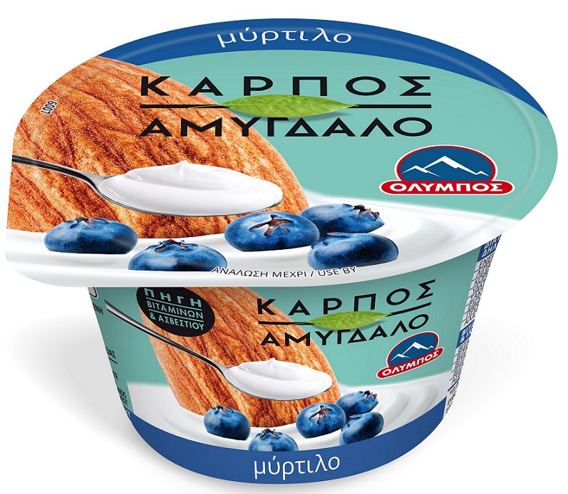 Επιδόρπιο Αμυγδάλου με Γεύση Μύρτιλο Όλυμπος (150g)