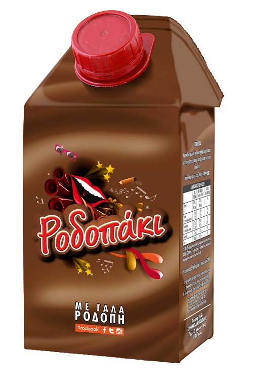Γάλα με κακάο Ροδοπάκι Ροδόπη (500ml)