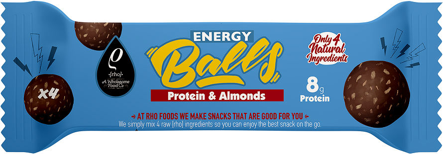 Σνακ Ενέργειας Αμύγδαλο & Πρωτεΐνη Rho Foods (40g)