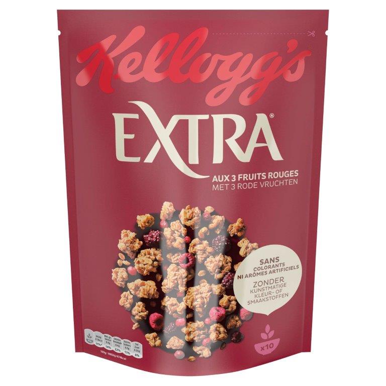 Δημητριακά Βρώμης με Κόκκινα Φρούτα Kellogg’s (450g)