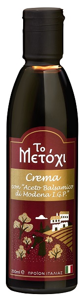 Ξύδι Κρέμα Βαλσάμικο Crema con Aceto Balsamico di Modena Το Μετόχι (250ml)