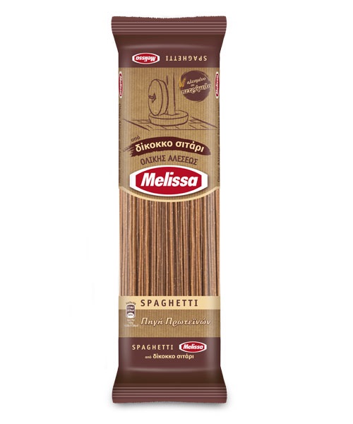 Σπαγγέτι Ολικής Δίκοκκο Σιτάρι Melissa (400g)