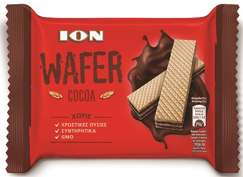 Γκοφρέτα με Κακάο ION WAFER (50g)