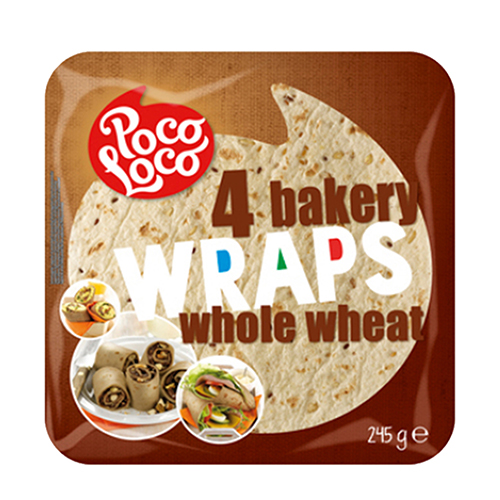 Τορτίγια Ολικής Άλεσης 4 Τεμ Poco Loco (245g)