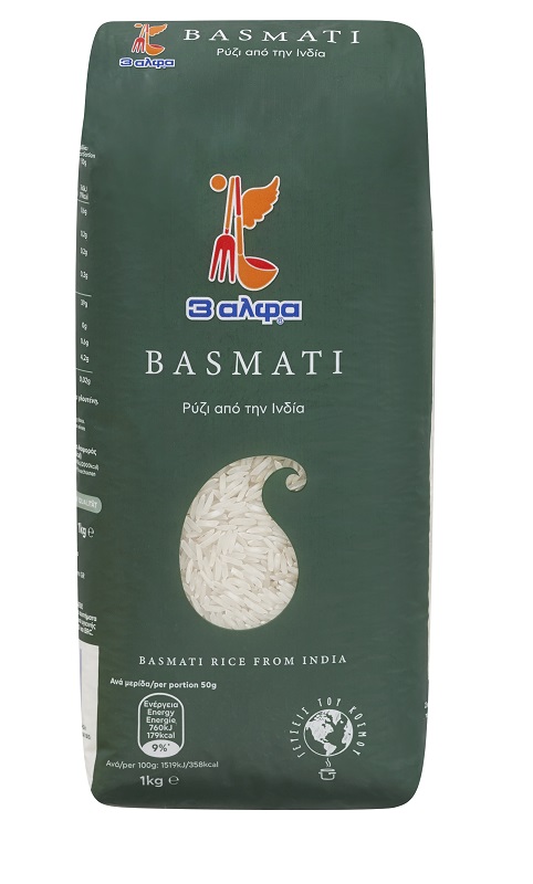 3Αλφα Ρύζι Basmati 3αλφα (1 kg)
