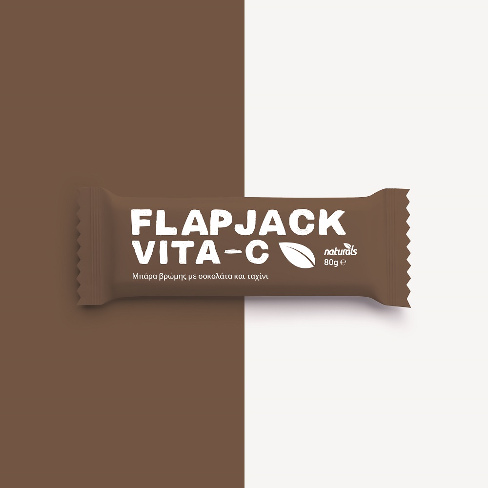 Flapjack Μπάρα Βρώμης με Σοκολάτα και Ταχίνι Vita-C Flapjack (80g)