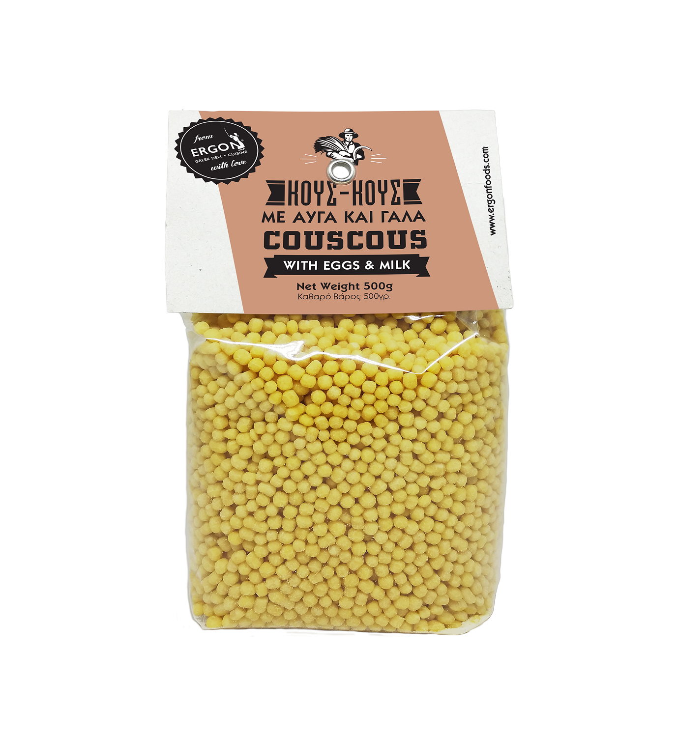Κους Κους Αραβησσού με Αυγά και Γάλα ERGON (500g)
