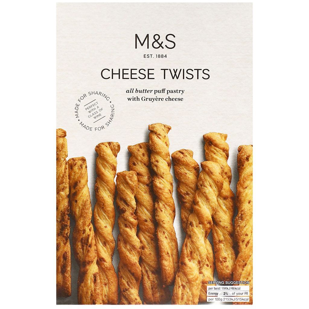 Marks & Spencer Κριτσίνια με Τυρί Gruyere Marks & Spencer (125 g)