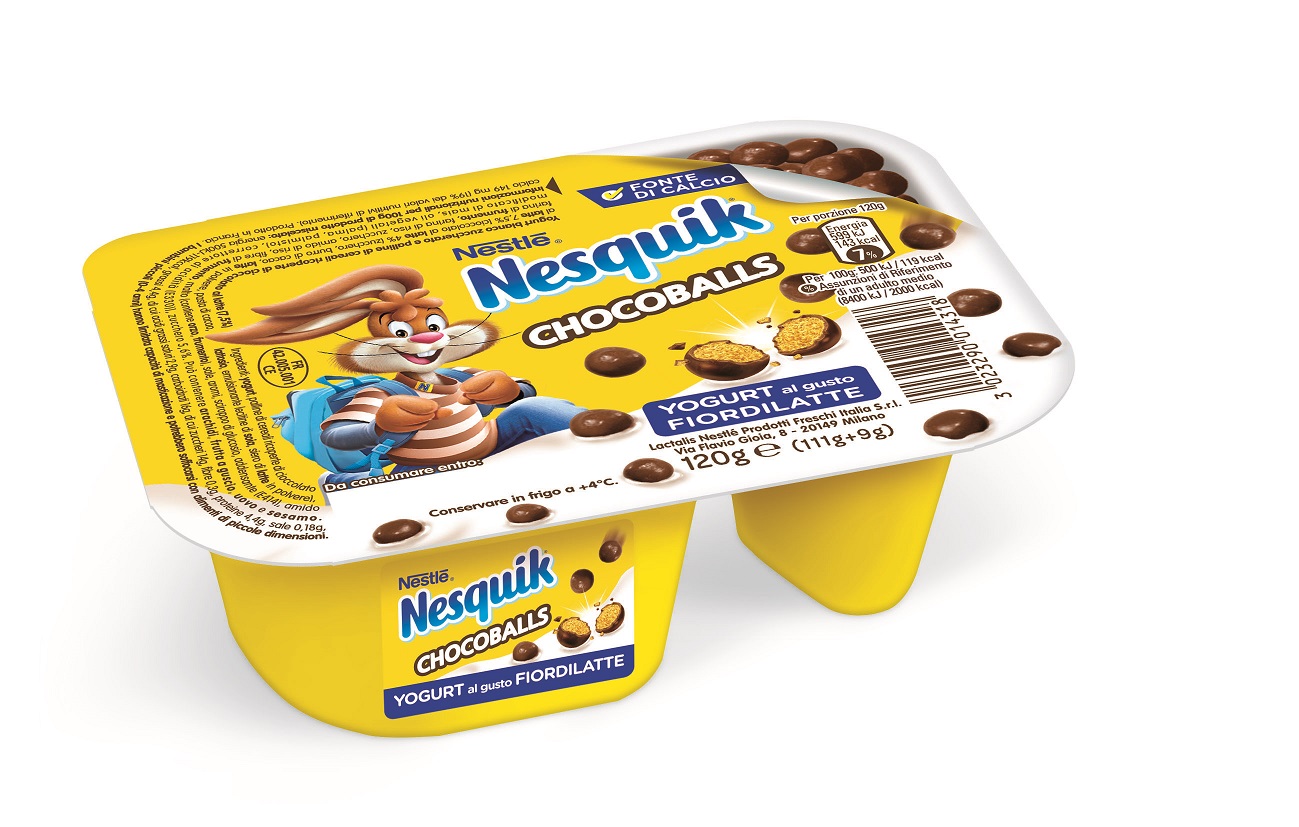 Επιδόρπιο Γιαουρτιού Βανίλιας με Chocoballs Nesquik (120gr)