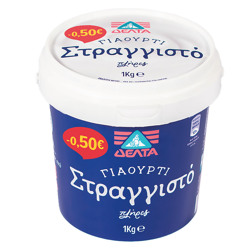 Γιαούρτι στραγγιστό 10% λιπαρά Δέλτα (1 kg) -0,50€