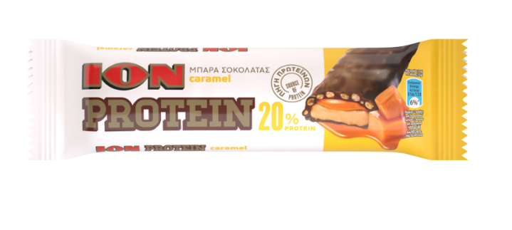 ΙΟΝ Μπάρα Σοκολάτας Protein Caramel ΙΟΝ (50 g)
