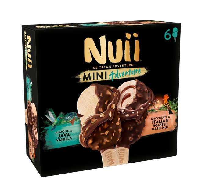 Froneri Παγωτό Italian Hazelnut & Almond Java Vanilla Nuii Mini (2X(3X55ml))