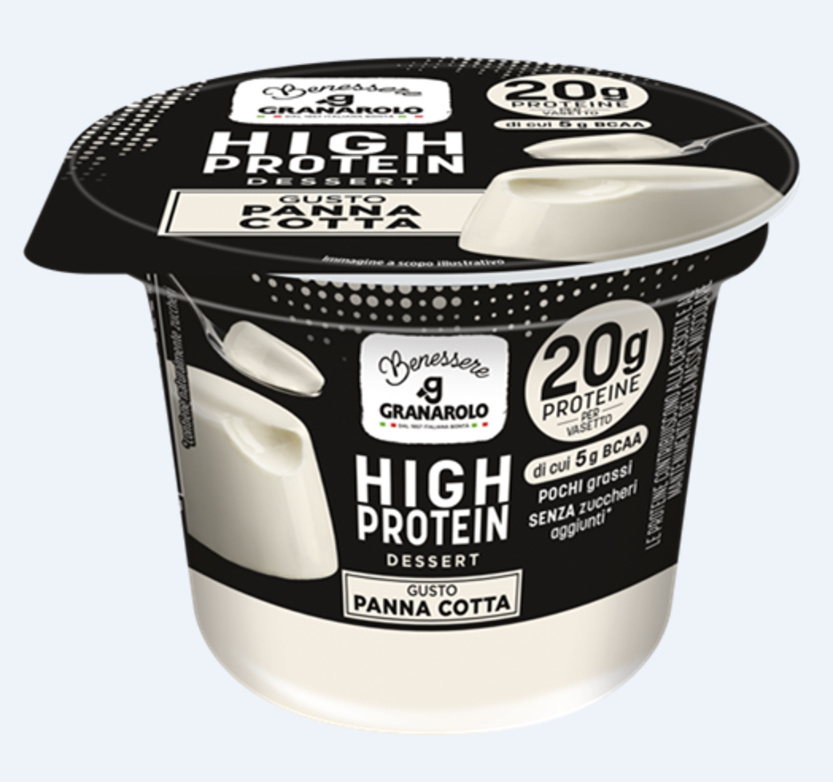 Quality Brands Επιδόρπιο Πρωτεΐνης με γεύση Πανακότα Granarolo (200g)