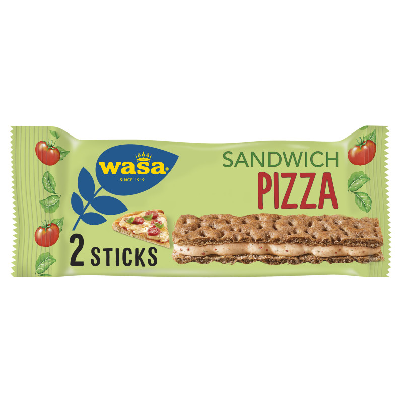 Barilla Μπάρες Τραγανής Φρυγανιάς με Γέμιση Πίτσα Wasa (37g)