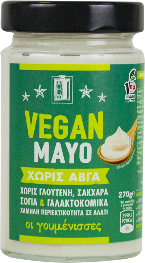 Οι Γουμένισσες Μαγιονέζα Vegan χωρίς αβγά Οι Γουμένισσες (270g)