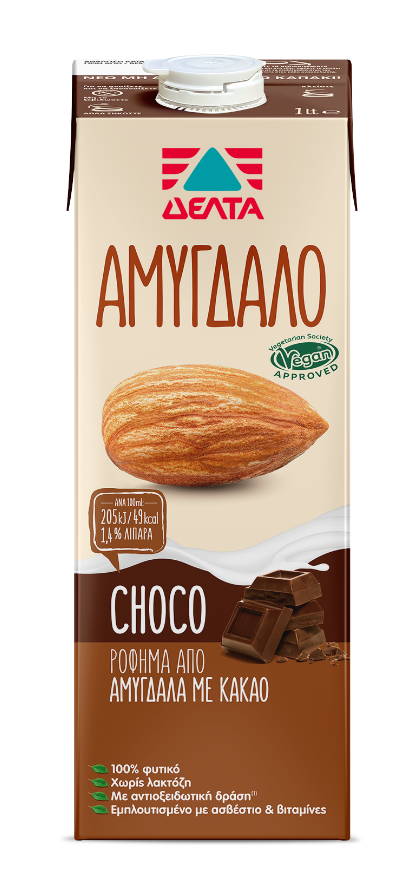 Δέλτα Ρόφημα Αμυγδάλου με Κακάο Δέλτα (1lt)