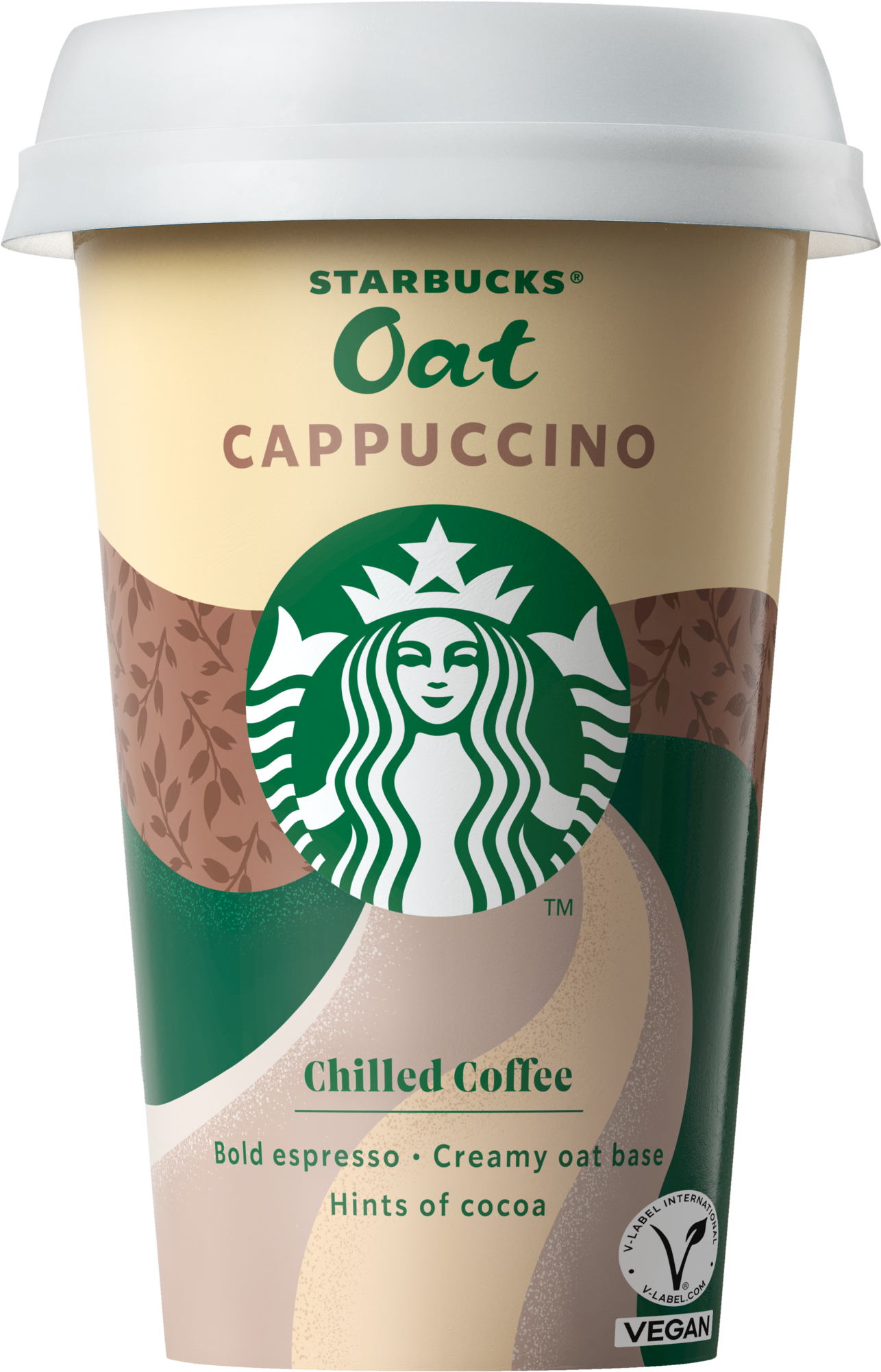 Starbucks Κρύο Φυτικό Ρόφημα Βρώμης Cappuccino Starbucks (220 ml)