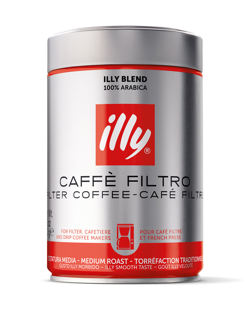 Illy Καφές Φίλτρου και Espresso Lungo Αλεσμένος Illy (250 g)