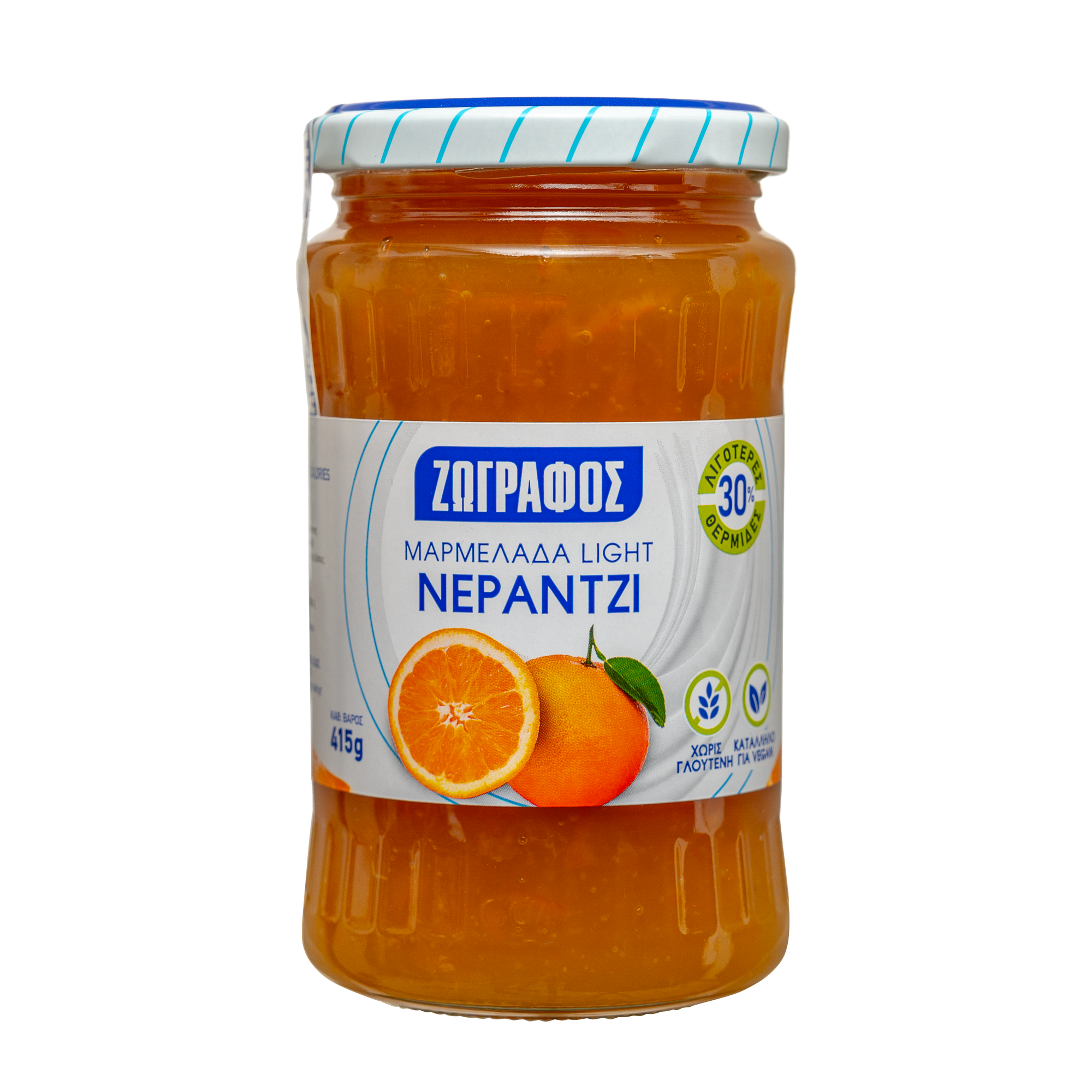 Ζωγράφος Μαρμελάδα Νεράντζι Light με Φρουκτόζη Ζωγράφος (415 g)