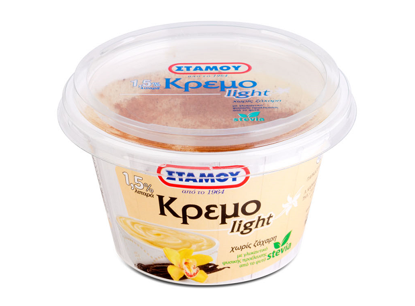 Κρέμα Light 1,5% λιπαρά Στάμου (180 g)