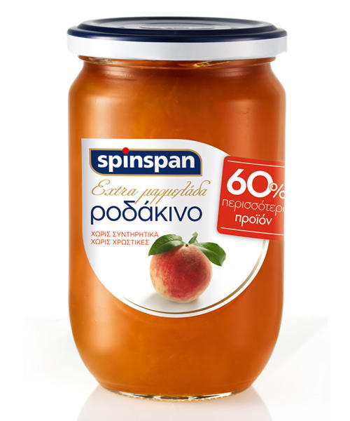 Μαρμελάδα Ροδάκινο Spin Span (600 g)