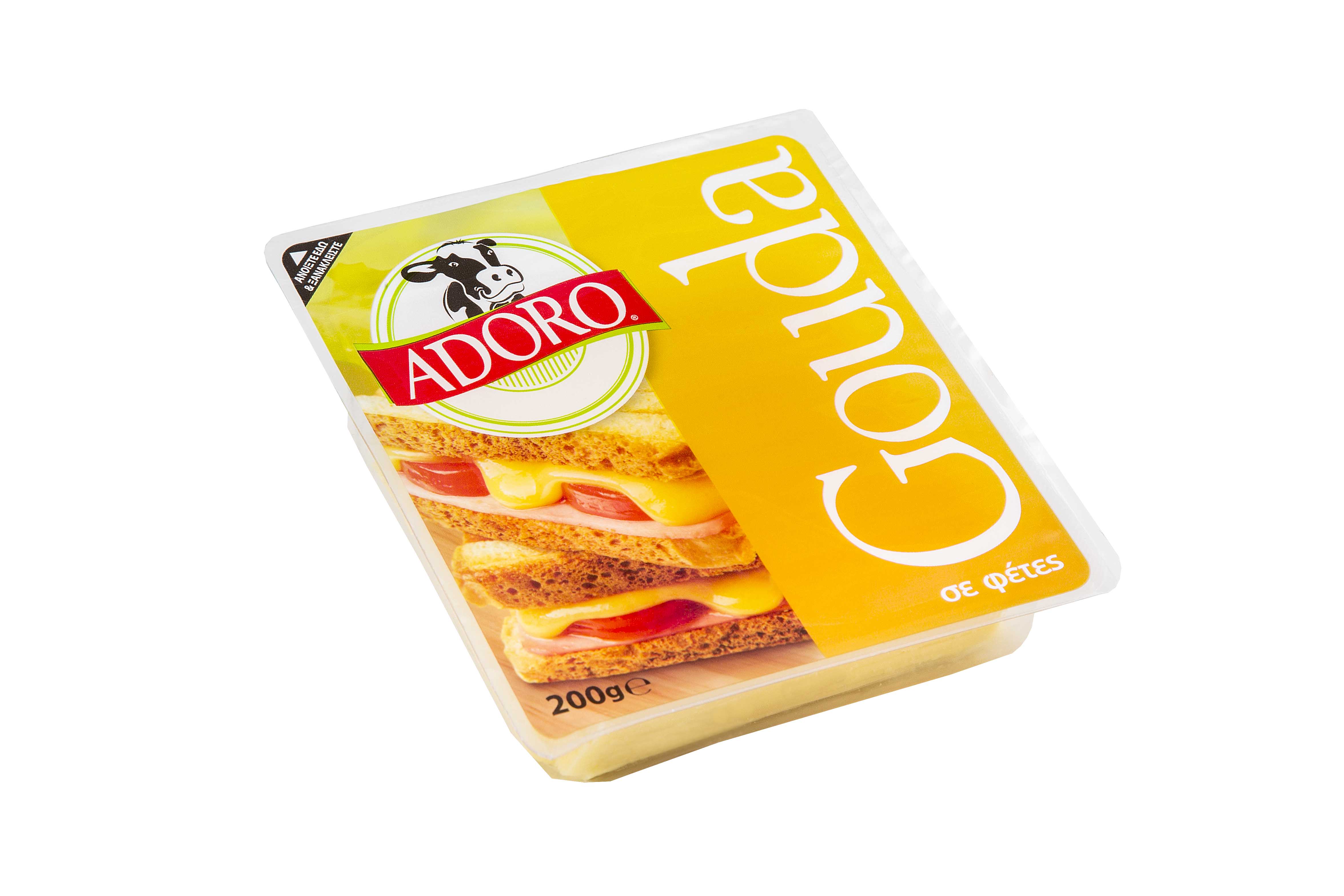 Τυρί Gouda σε φέτες Adoro (200 g)