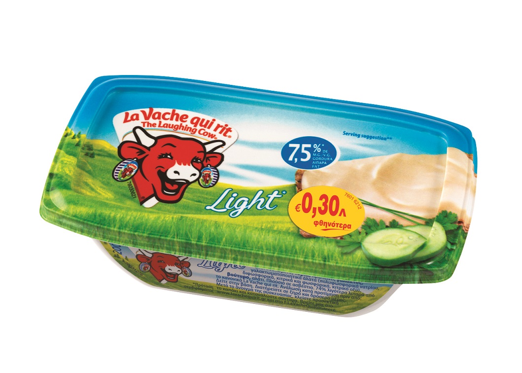 Τυρί σε σκαφάκι light La vache qui rit (200 g) -0,30€