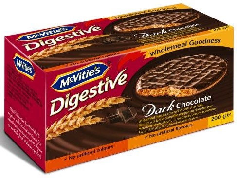 Μπισκότα με Μαύρη Σοκολάτα Digestive McVitie’s (200g)