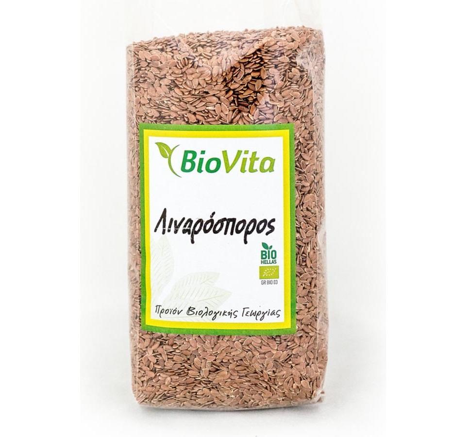 Biovita Λιναρόσπορος βιολογικός Biovita (500 g)