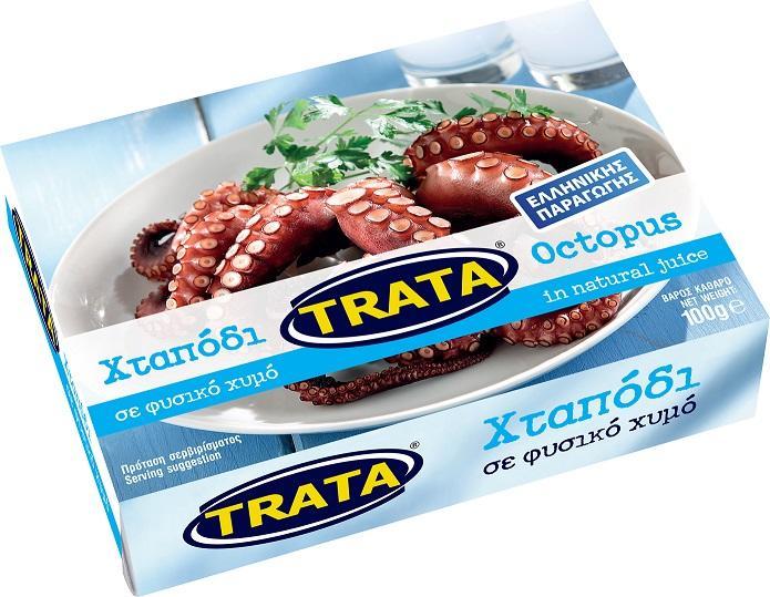 Χταπόδι σε Άλμη Trata (100 g)