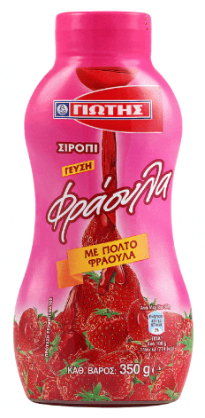 Γιώτης Σιρόπι Φράουλα Γιώτης (350 g)