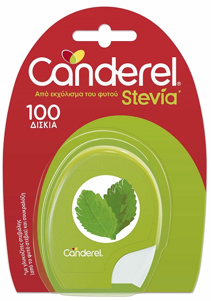 Γλυκαντικό από το Φυτό Stevia Canderel (100 ταμπλέτες)
