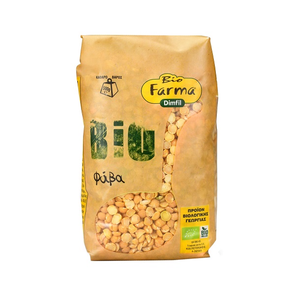 Φάβα Κομμένη Βιολογική Bio Farma (500 g)