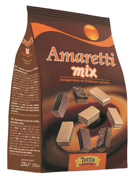 Γκοφρέτες Mix Amaretti (200 g)