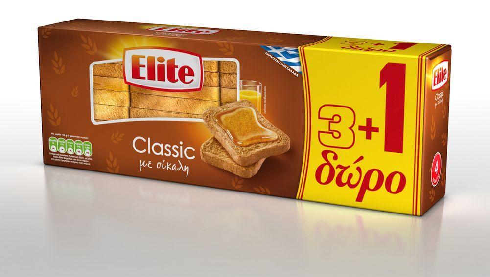 Φρυγανιές Σίκαλης Elite (360 g) 3+1 δώρο