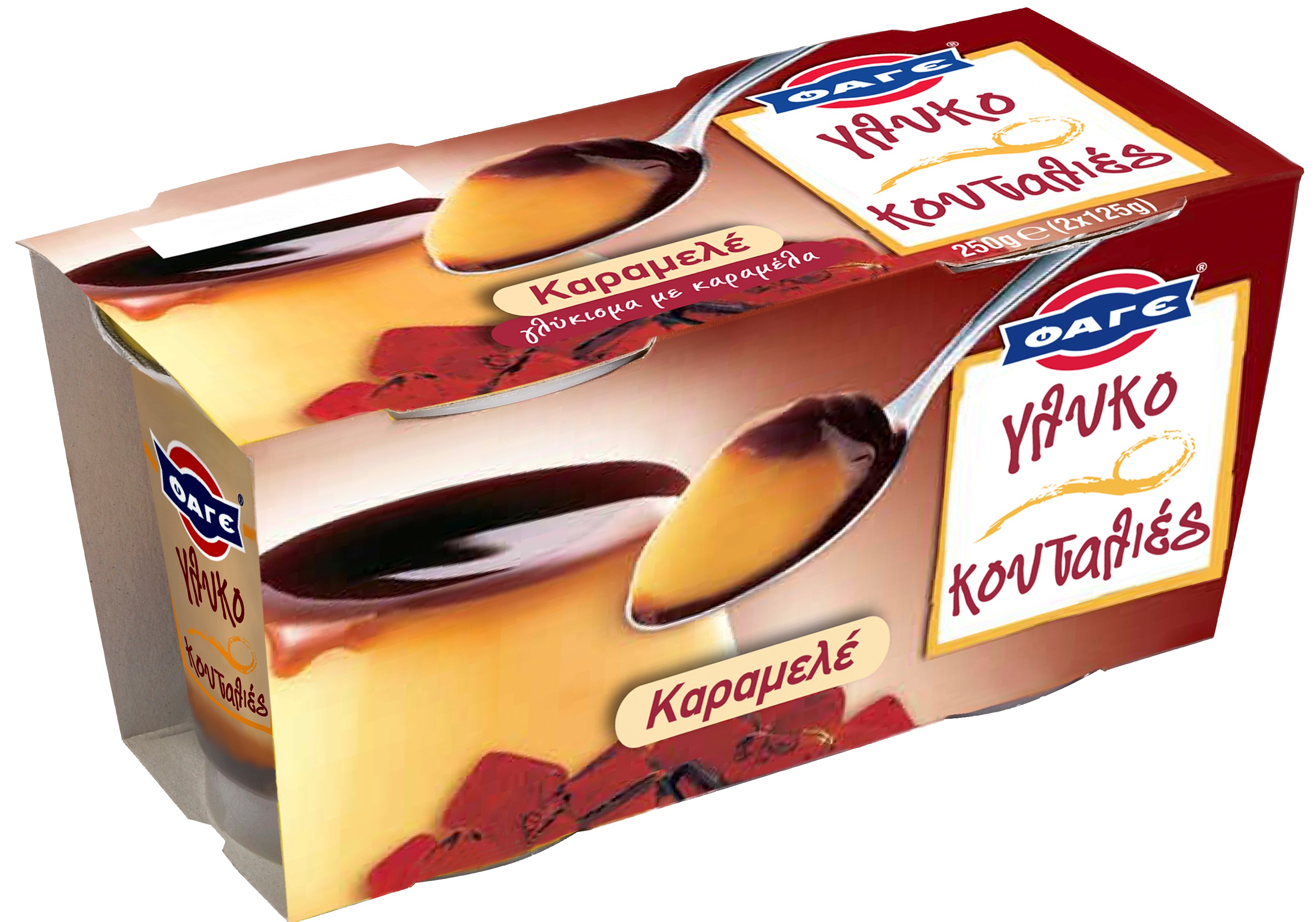 Κρέμα Καραμελέ Γλυκοκουταλιές Φάγε (2x125g)