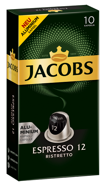 Espresso Κάψουλες Ristretto Jacobs (10 τεμ)