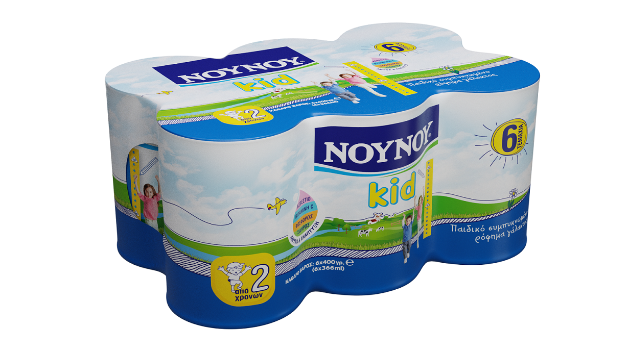 Ρόφημα Γάλακτος Συμπυκνωμένο Multipack ΝΟΥΝΟΥ Kid (6x400g)