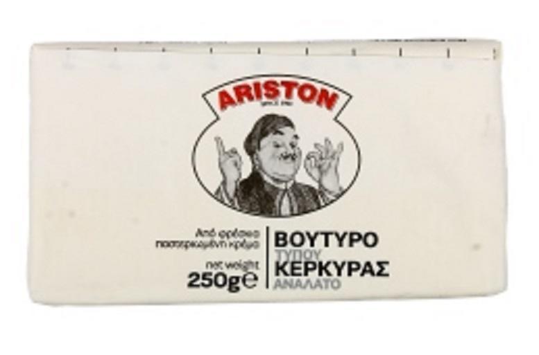 Βούτυρο Γάλακτος Τύπου Κερκύρας Ariston (250 g)