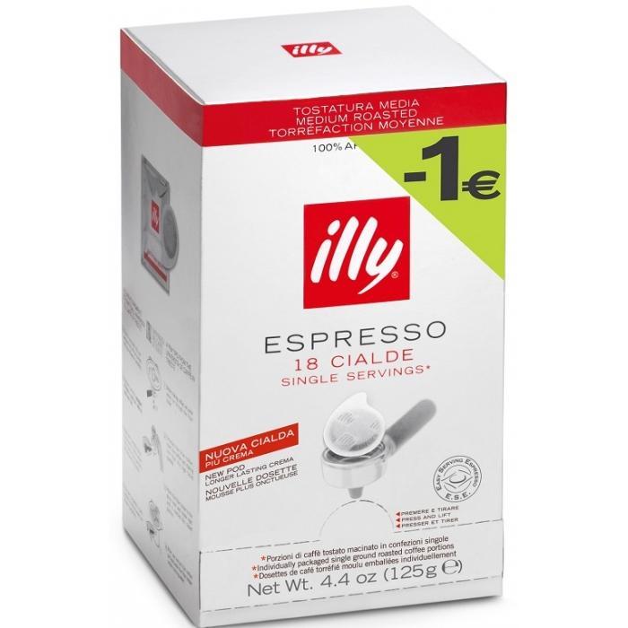 Μερίδες espresso Normale Illy (18 τεμ) -1€