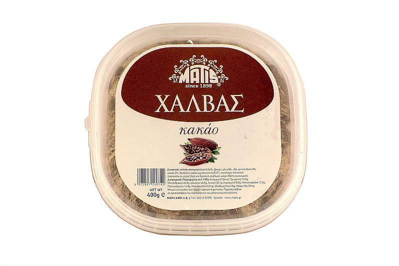 Χαλβάς Κακάο σε Τάπερ Matis (400g)